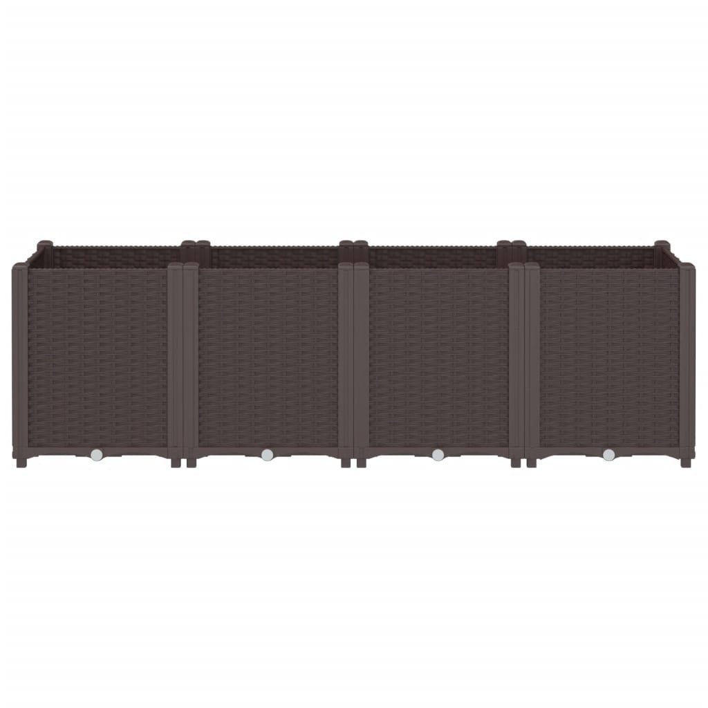 vidaXL Blumentopf Pflanzkübel Braun 160x40x53 cm günstig online kaufen