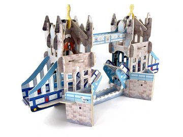 suebidou Konstruktions-Spielset 3D Spielset London Tower Pop Out Spiel für Kinder zum Aufbauen/Spielen