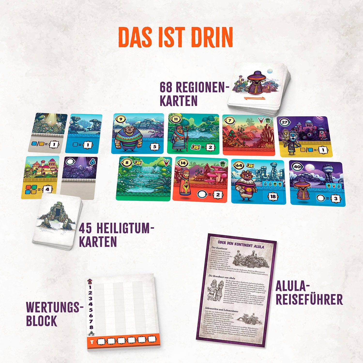 Kosmos Spiel Faraway, Kartenspiel