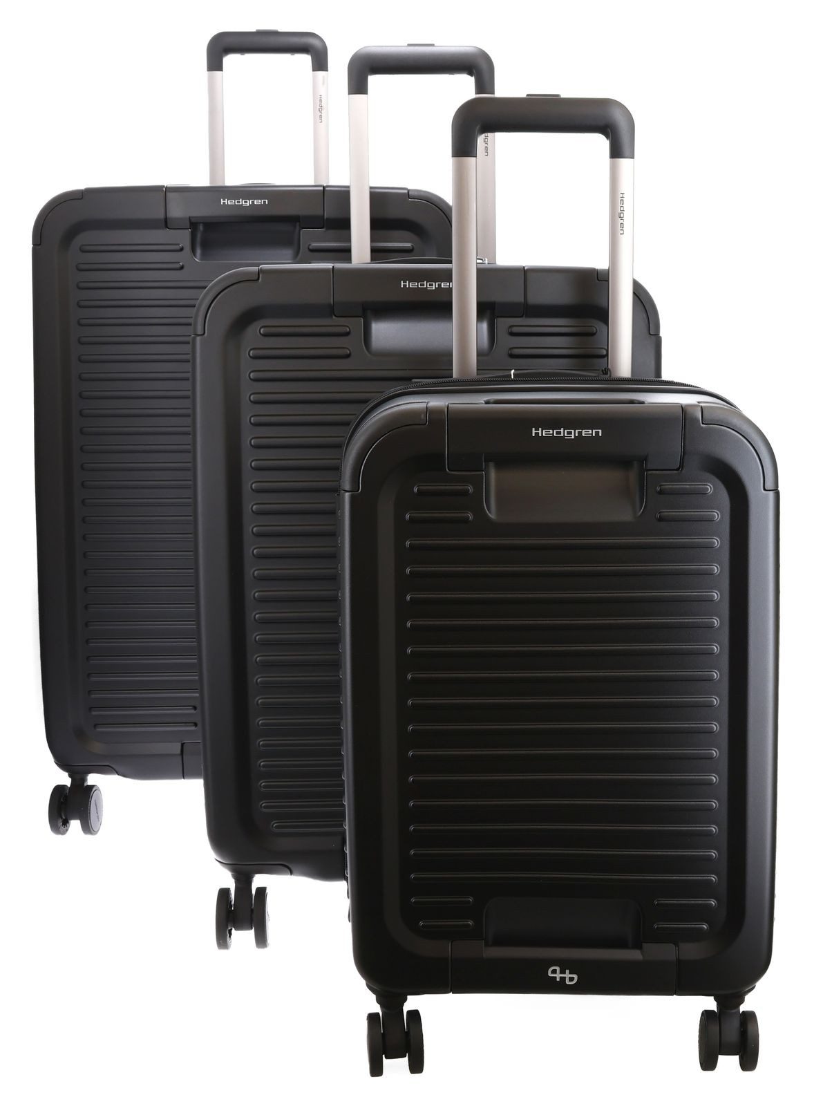 Hedgren Trolleyset Yuno Set S / M+ / L+, 4 Rollen, (Set, 3 tlg)