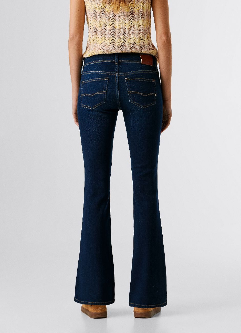 Pepe Jeans Bootcut-Jeans FLARE LW PIMLICO mit niedriger Leibhöhe, 5-Pocket-Stil