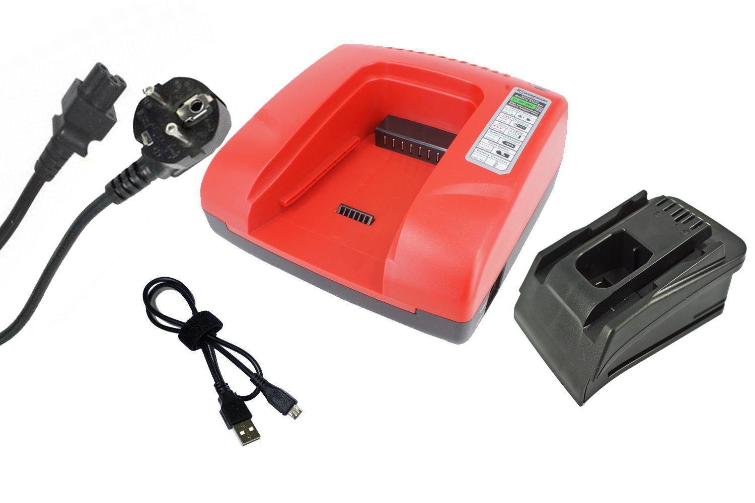 PowerSmart CHL002RE Batterie-Ladegerät (für Elektrowerkzeuge für Hilti C 4/36-ACS, B 22 / 1.6, B 36 / 3.0, B 36 / 6.0, B22 / 2.6, B22 / 3.3, B36 / 3.9, AG 125-A22, HDE 500- A22, SCM 22-A, SCW 22-A, SF 22-A, SFC 22-A, SFH 22-A, SFL 22-A Bo)