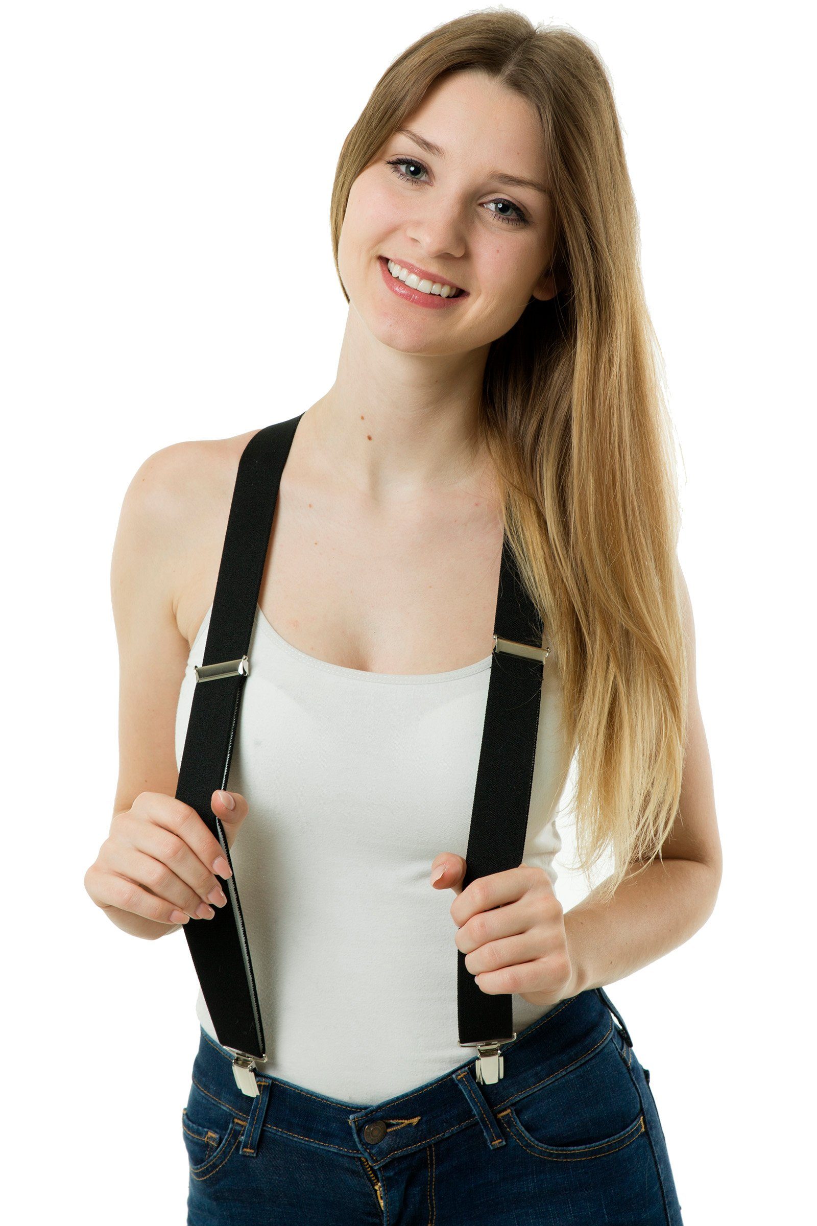 shenky Hosenträger Hosenträger schwarz 2er Set günstig online kaufen