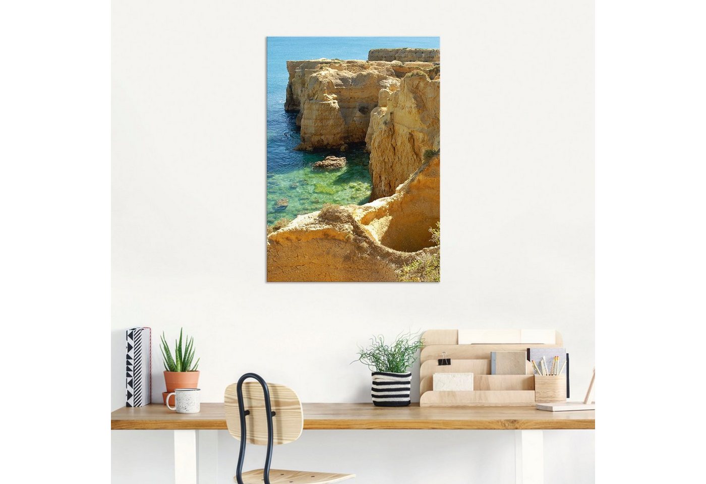 Artland Wandbild »Sandsteinfelsen Algarveküste«, Felsen (1 Stück), in vielen Größen & Produktarten - Alubild / Outdoorbild für den Außenbereich, Leinwandbild, Poster, Wandaufkleber / Wandtattoo auch für Badezimmer geeignet-kaufen