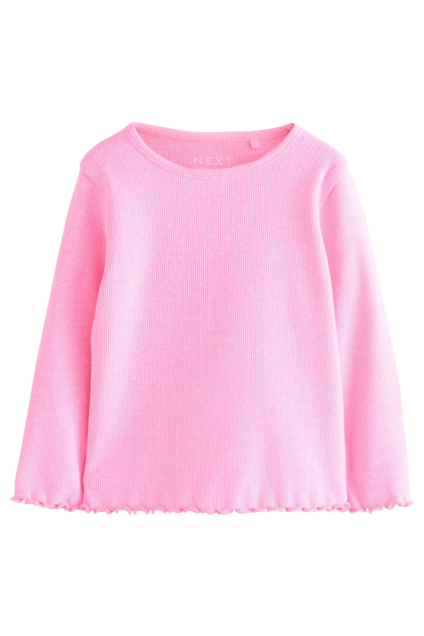 Next Leggings Geripptes Langarm-T-Shirt (1-tlg)