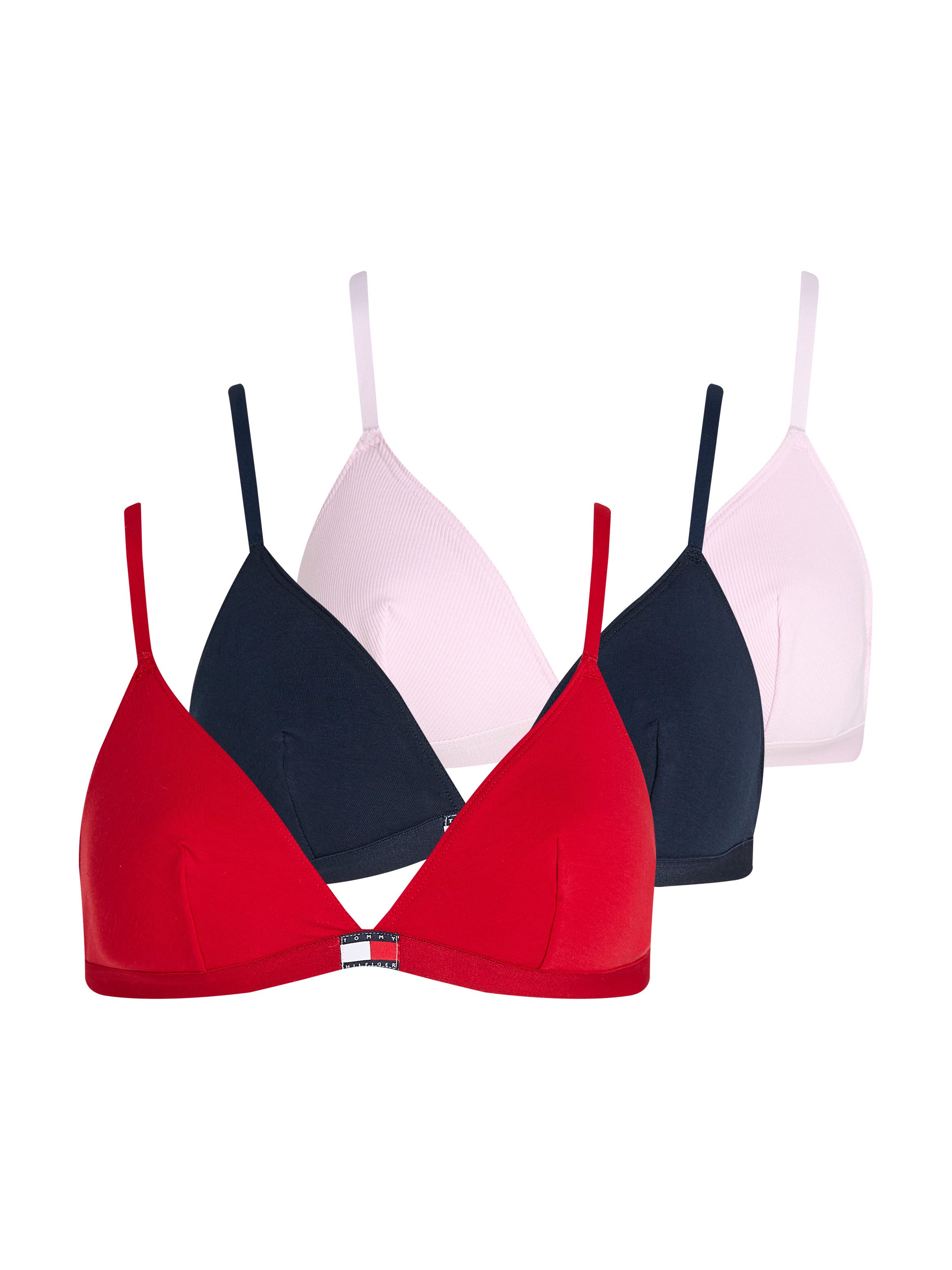 Tommy Hilfiger Underwear Triangel-BH 3 PACK TRIANGLE (Packung, 3-tlg., 3er) mit Logo
