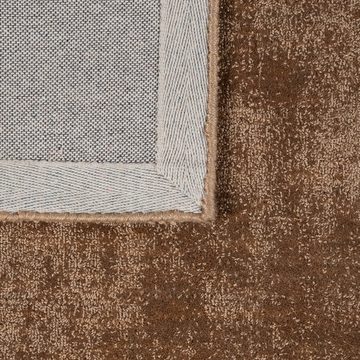 Teppich Wohnzimmer Teppich Handgeknüpft Kurzflor Unifarbenes Design, TT Home, Läufer, Höhe: 14 mm