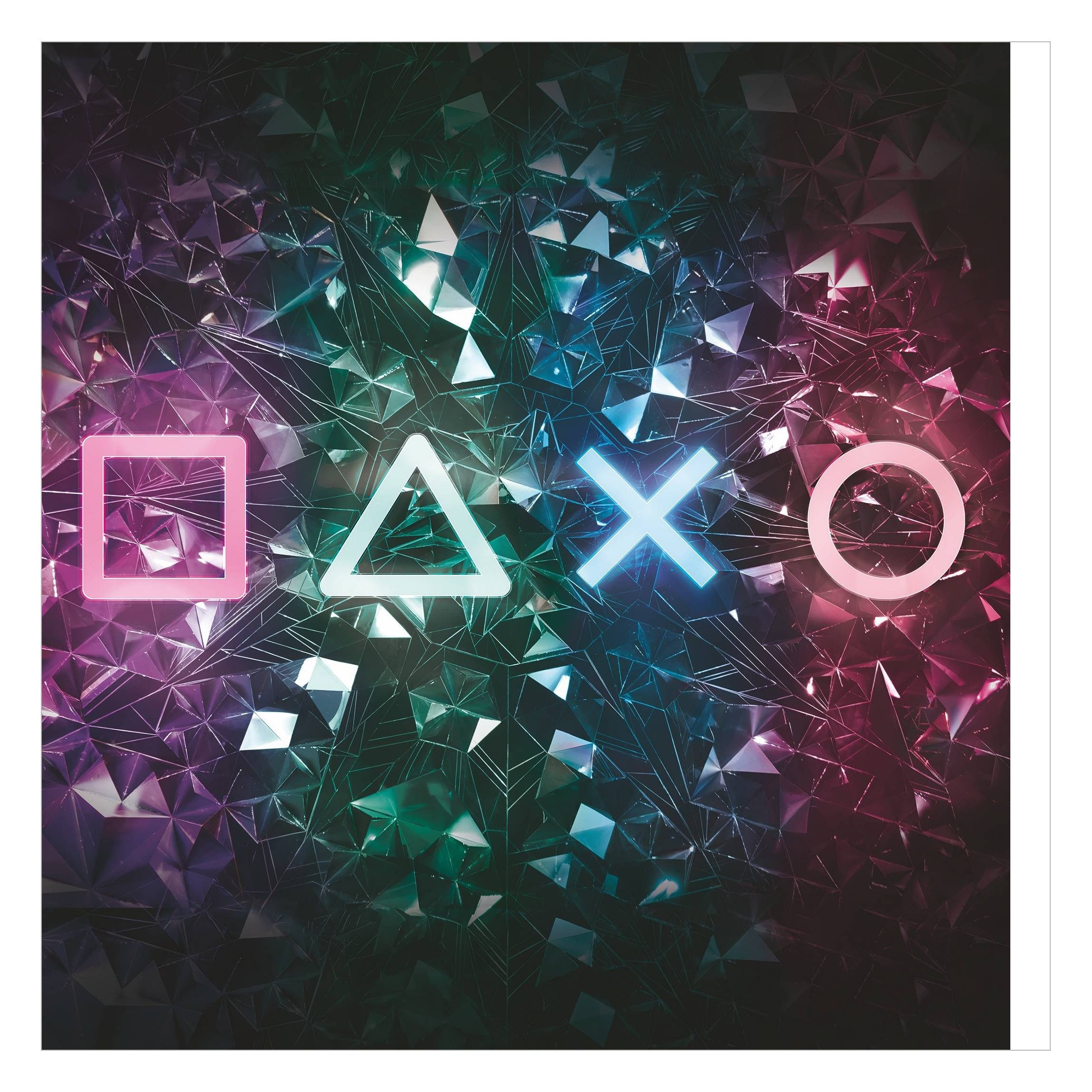 Bilderdepot24 Fototapete Controller Kristallen Neon Art Gamer bunt moderne günstig online kaufen