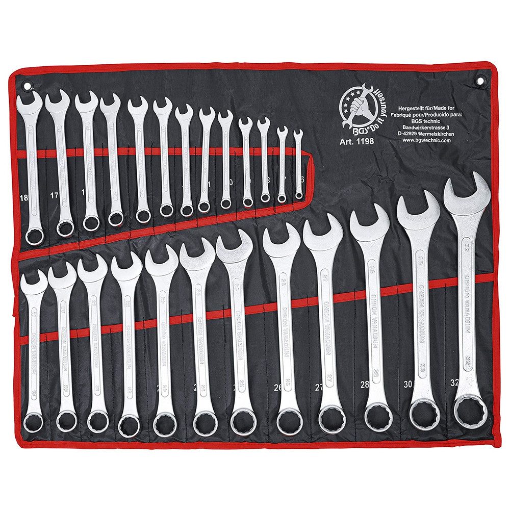 Maulschlüssel Ringmaulschlüssel-Satz, 25-teilig, 6-32 mm