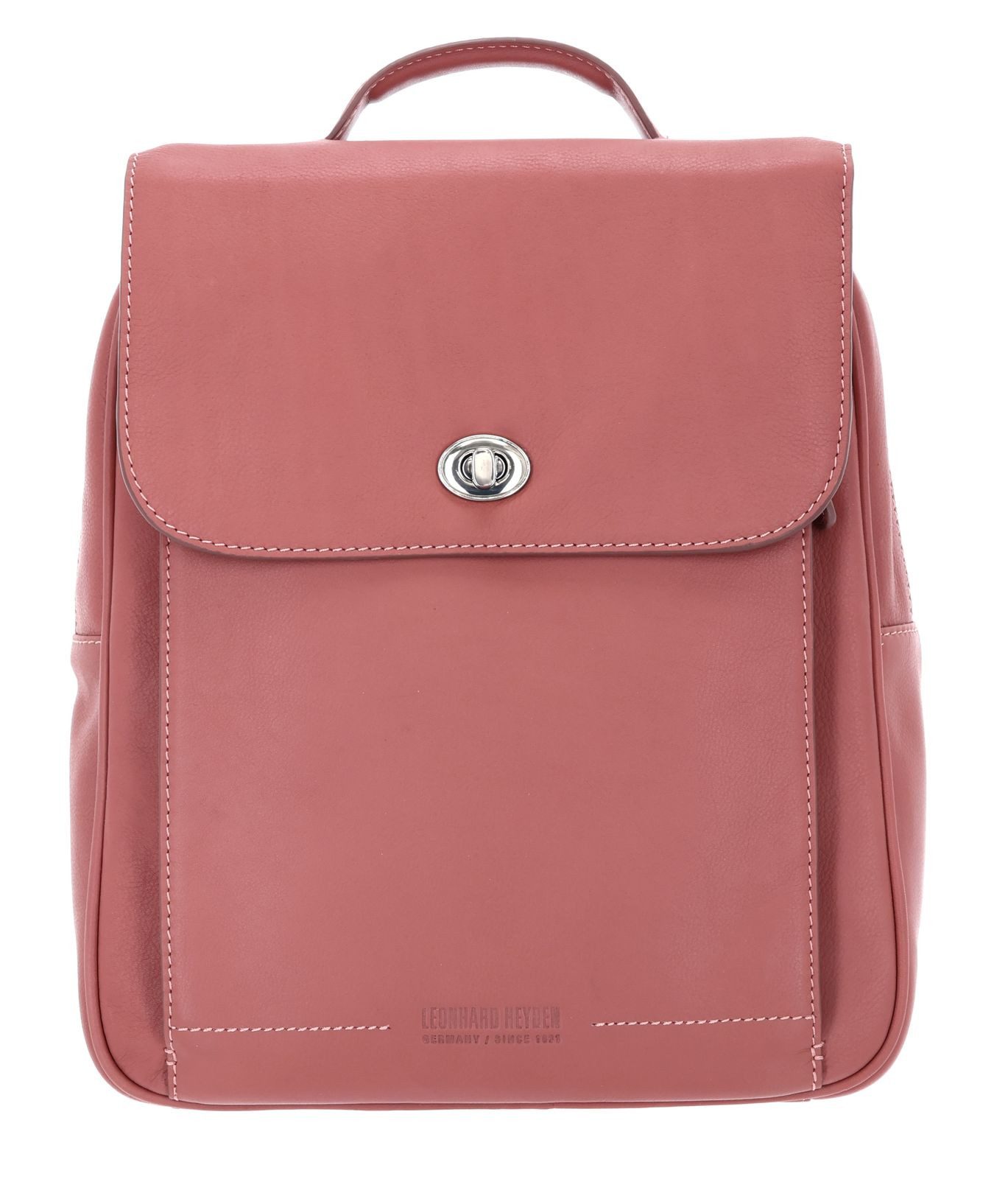 Leonhard Heyden Rucksack City Rucksack 7412 (Set, 2-tlg), aus echtem Rindsleder
