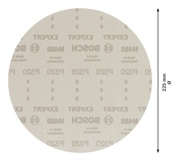 BOSCH Schleifpapier Expert M480 Schleifnetze, (25 Stück), Expert M480 für Trockenbauschleifer, 225 mm, K 320 - 25er-Pack
