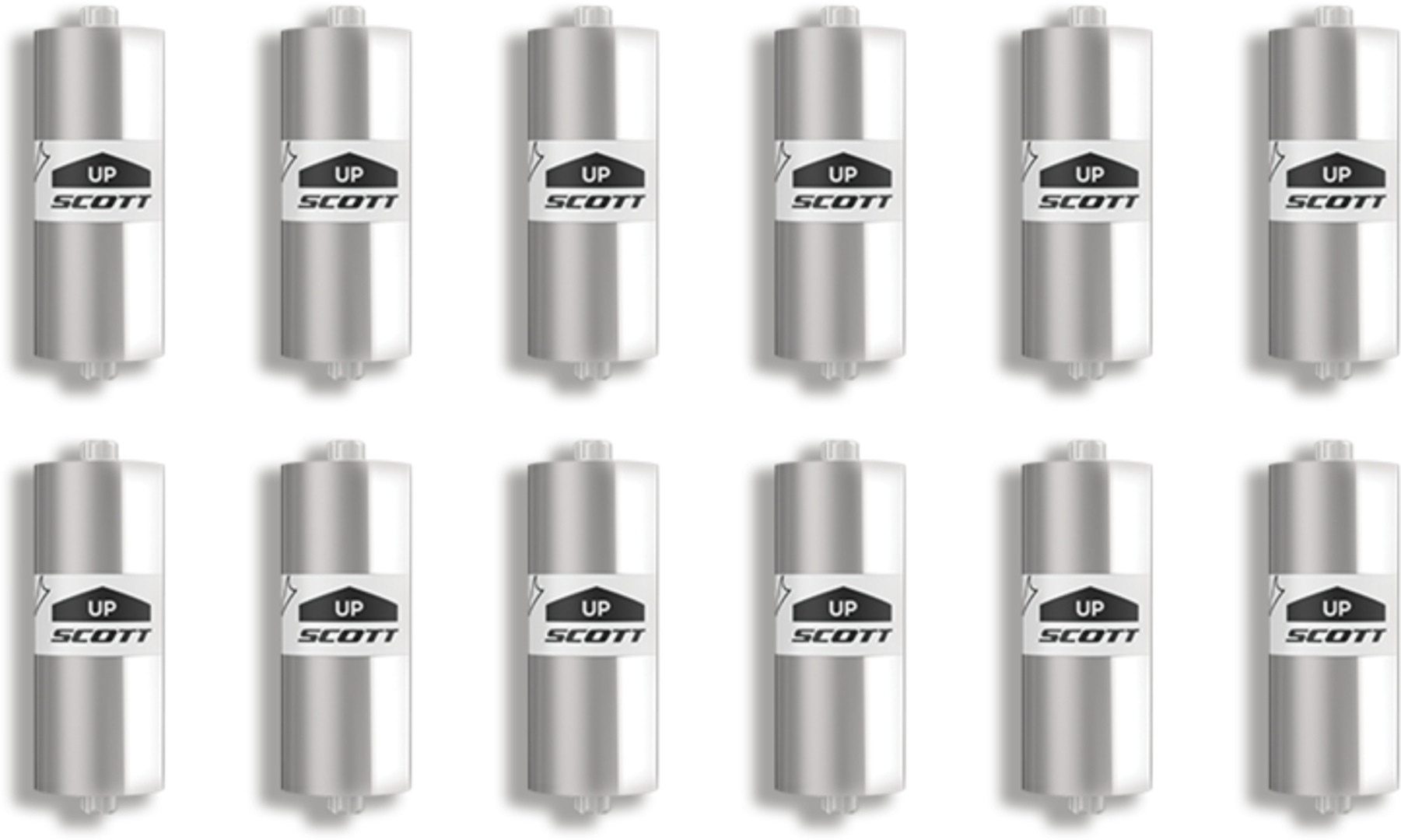 Scott Motorradbrille Works Film Refills 50 mm 12 Pack Nachfüllrollen