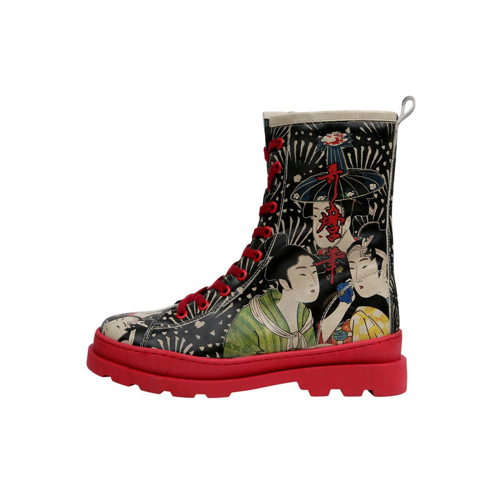 DOGO Gisele Schnürstiefel Boots Small Talk Damen Stiefeletten Stiefelette Handgefertigt