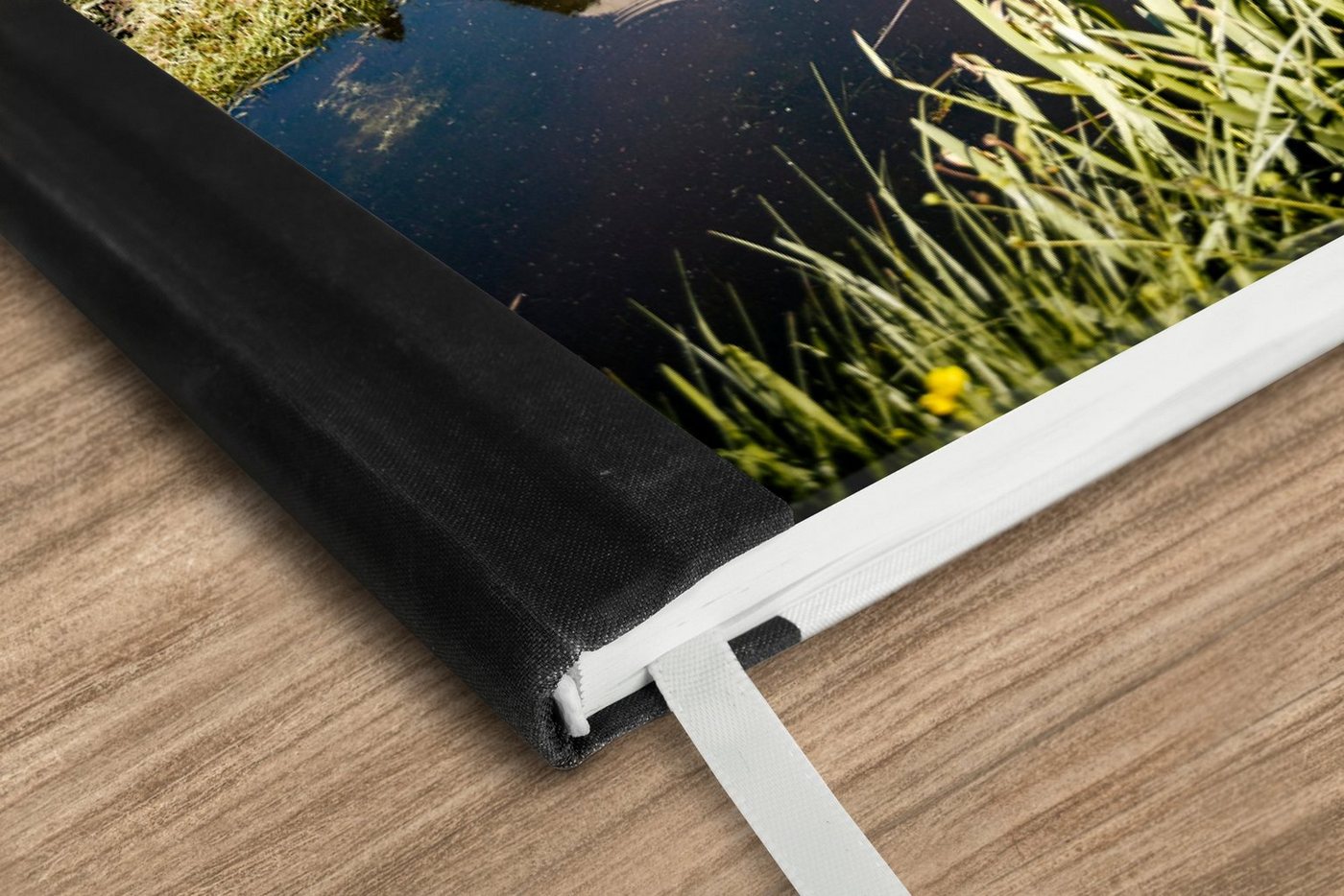 Thumbnail - MuchoWow Notizbuch Kühe - Wasser - Spiegelung, Notebook, Notizblock a5, Tagebuch, Journal Liniert