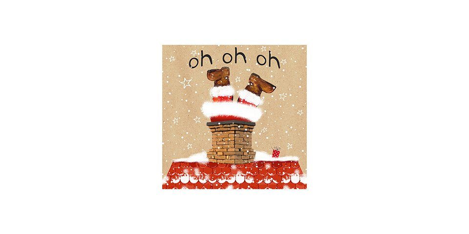 Braun+Company Atelier Weihnachtsfigur Braun & Company Servietten Motiv Atelier Oh, oh