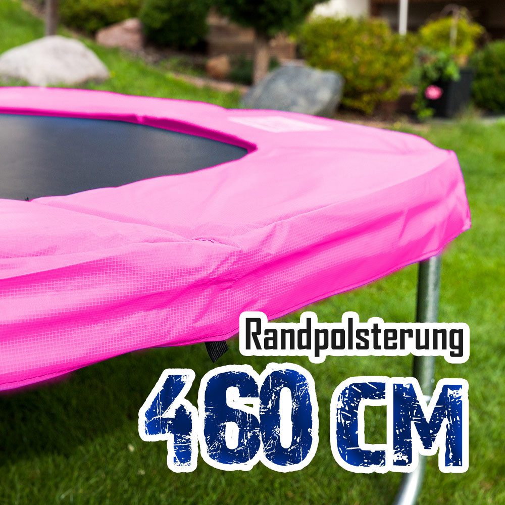 Trampolin-King Trampolin-Randabdeckung Randabdeckung für 460cm Trampolin, Pink (MS-16510)