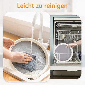 Coonoor Gewürzkarussell Drehteller Organizer, Servierplatten 360° Drehbar - Rutschfest, für Kühlschrank und Küche