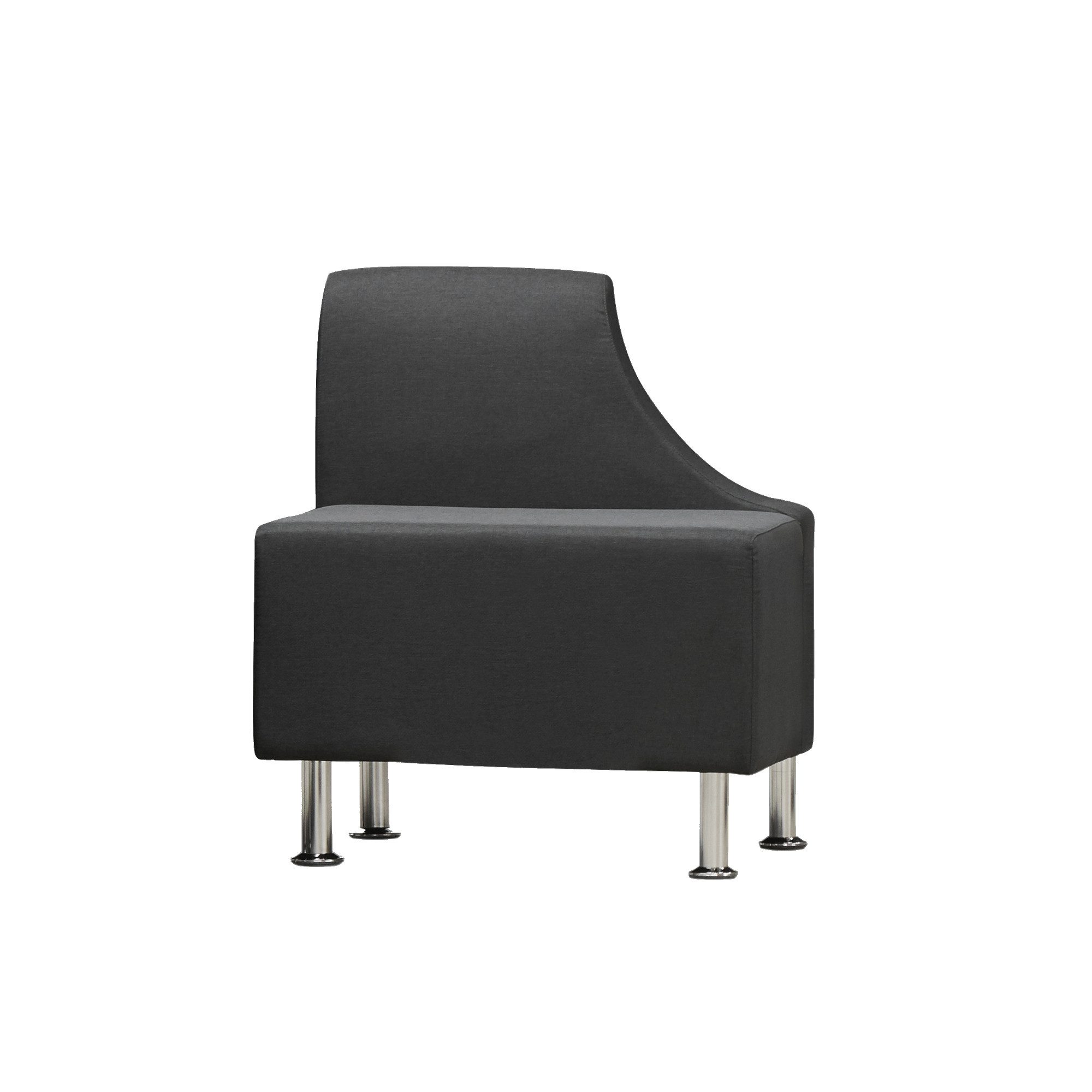 rocada Stuhl Sofamodul Links BeSoft 1803EBK-4 schwarz