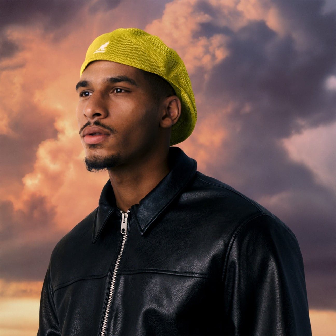 Kangol Flat Cap (1-St) Schiebermütze mit Schirm
