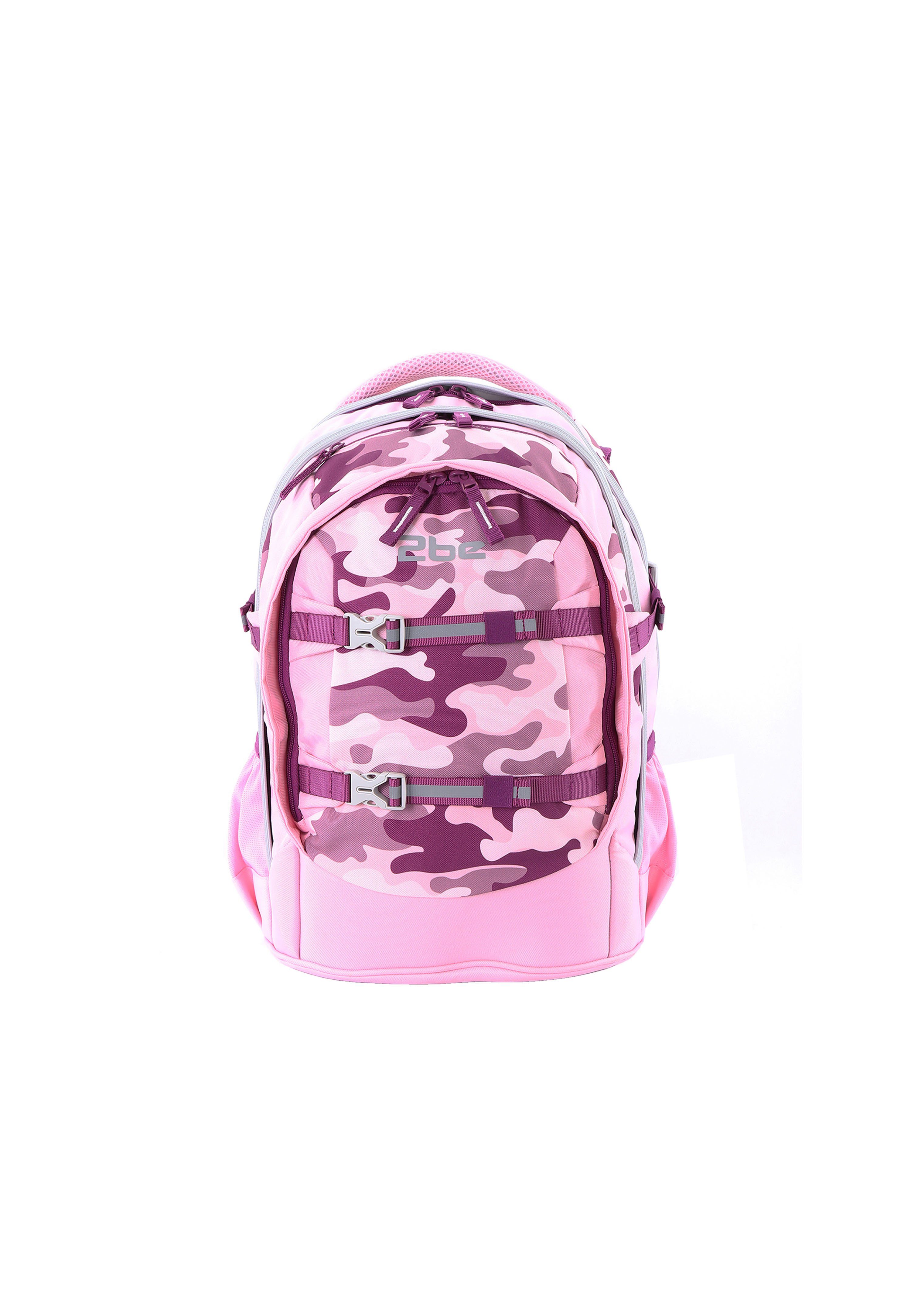 2be 2be Schulrucksack, mit reflektierenden Elementen
