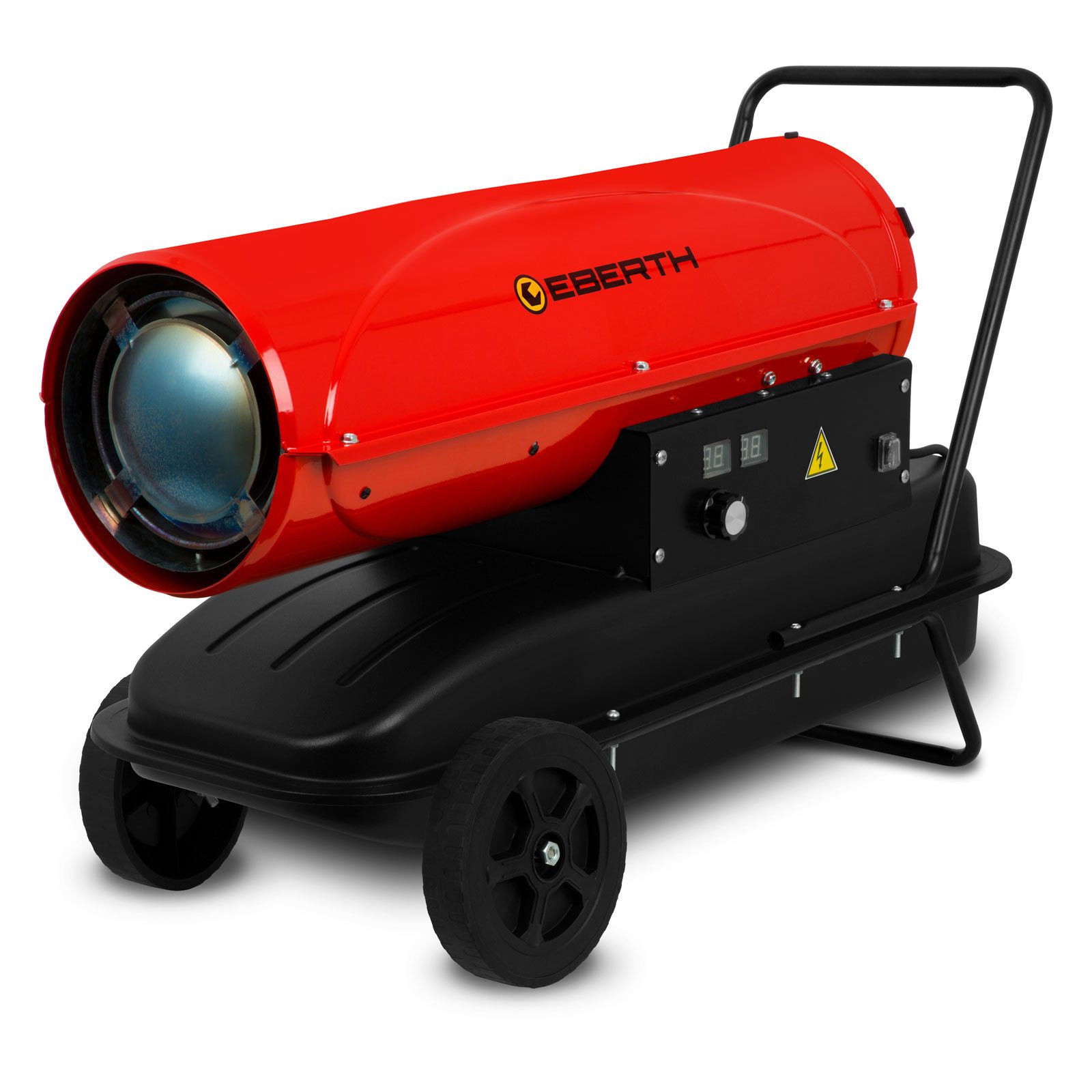 EBERTH Heizlüfter Heizkanone Heizgerät Diesel Öl 30kW Räder, 30000 W