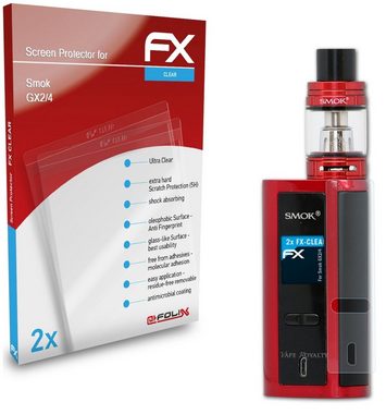 atFoliX Schutzfolie Displayschutz für Smok GX2/4, (2 Folien), Ultraklar und hartbeschichtet
