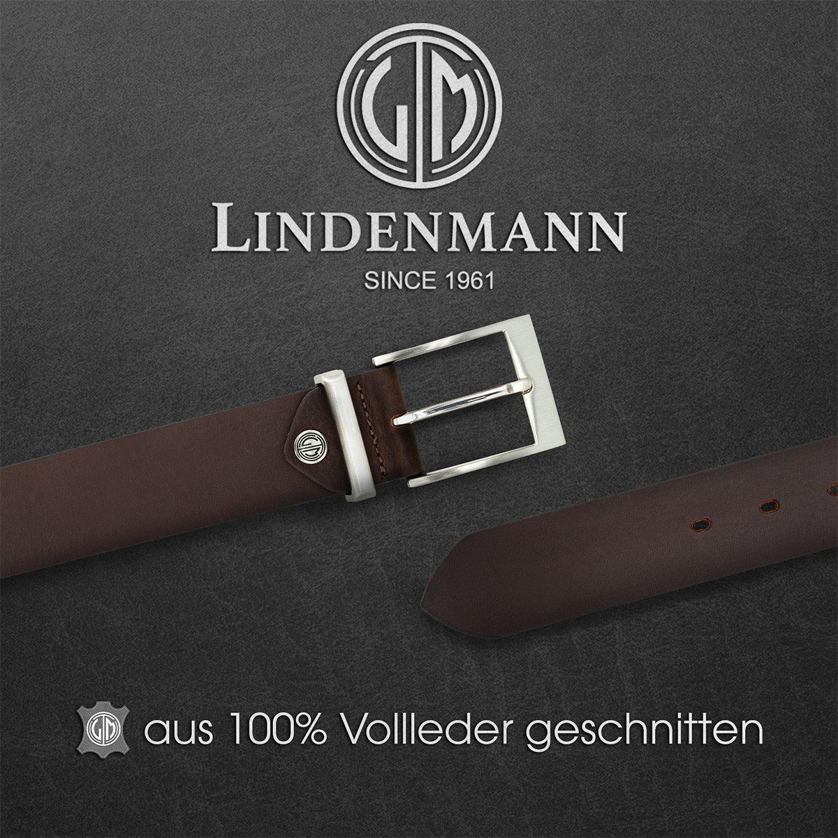 LINDENMANN Ledergürtel