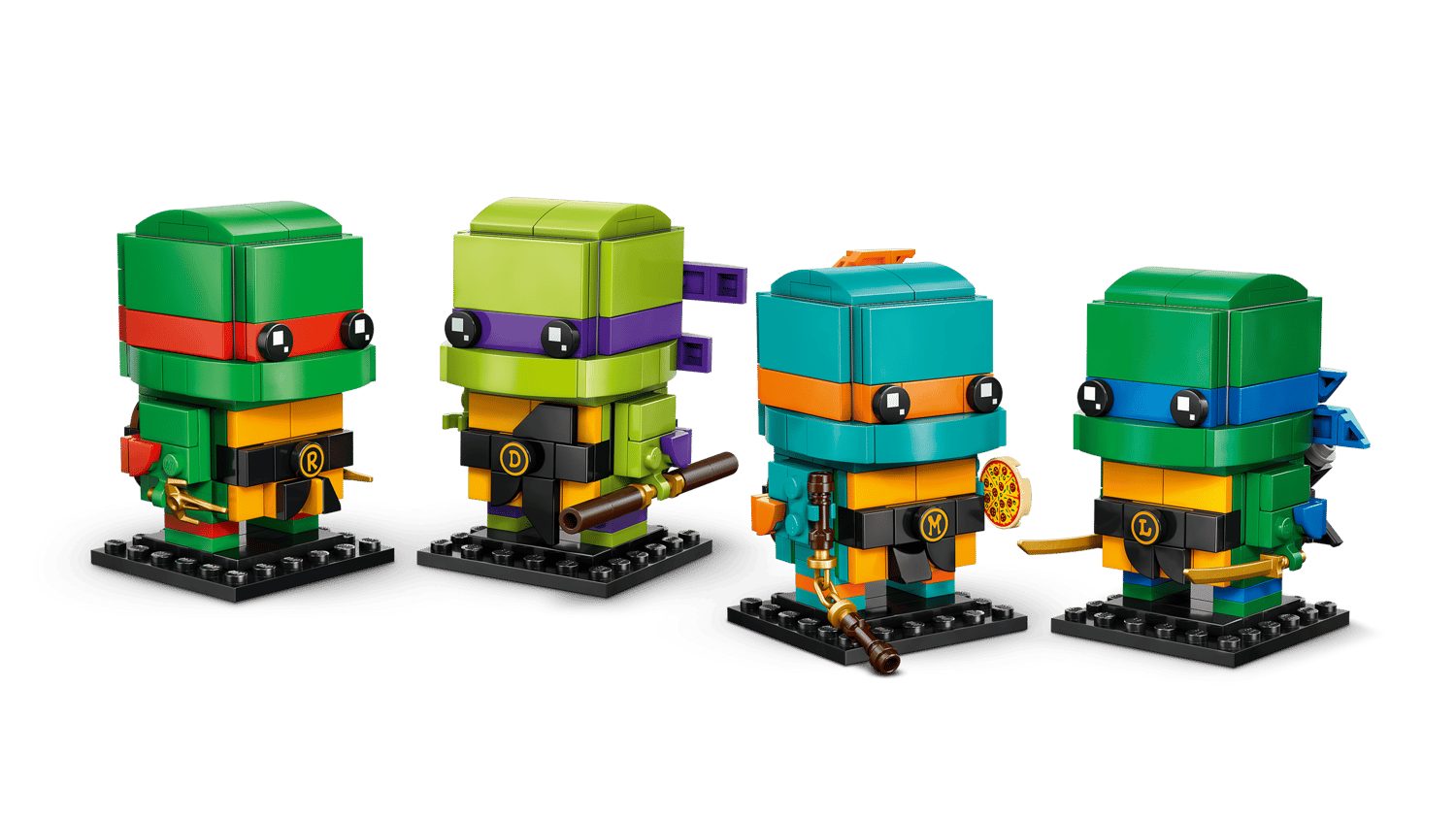 LEGO® BrickHeadz 40878 Teenage Mutant Ninja Turtles Figuren Spielbausteine, (Set, 567 St., Set) – Bild 3 von 3