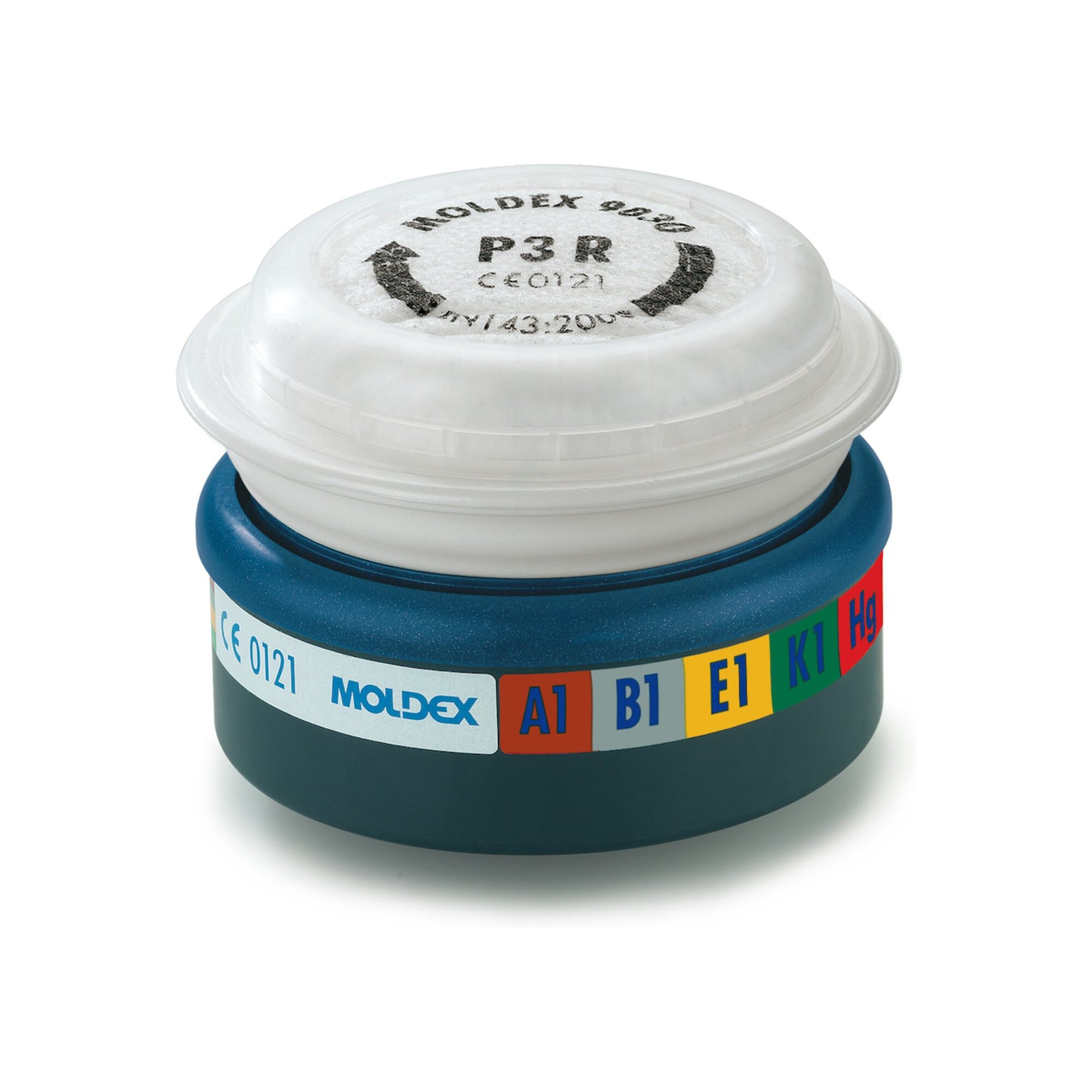 Moldex Atemschutz-Vollmaske Moldex Kombifilter A1B1E1K1Hg P3 RD, für Serie 7000 + 9000, EasyLock®