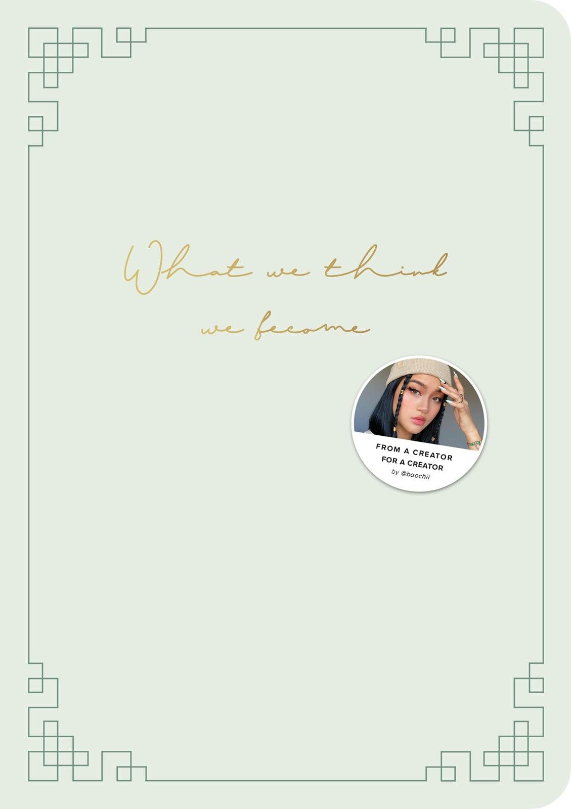 CE Community Editions GmbH Terminkalender What we think we become von Bao Chii Nguyen