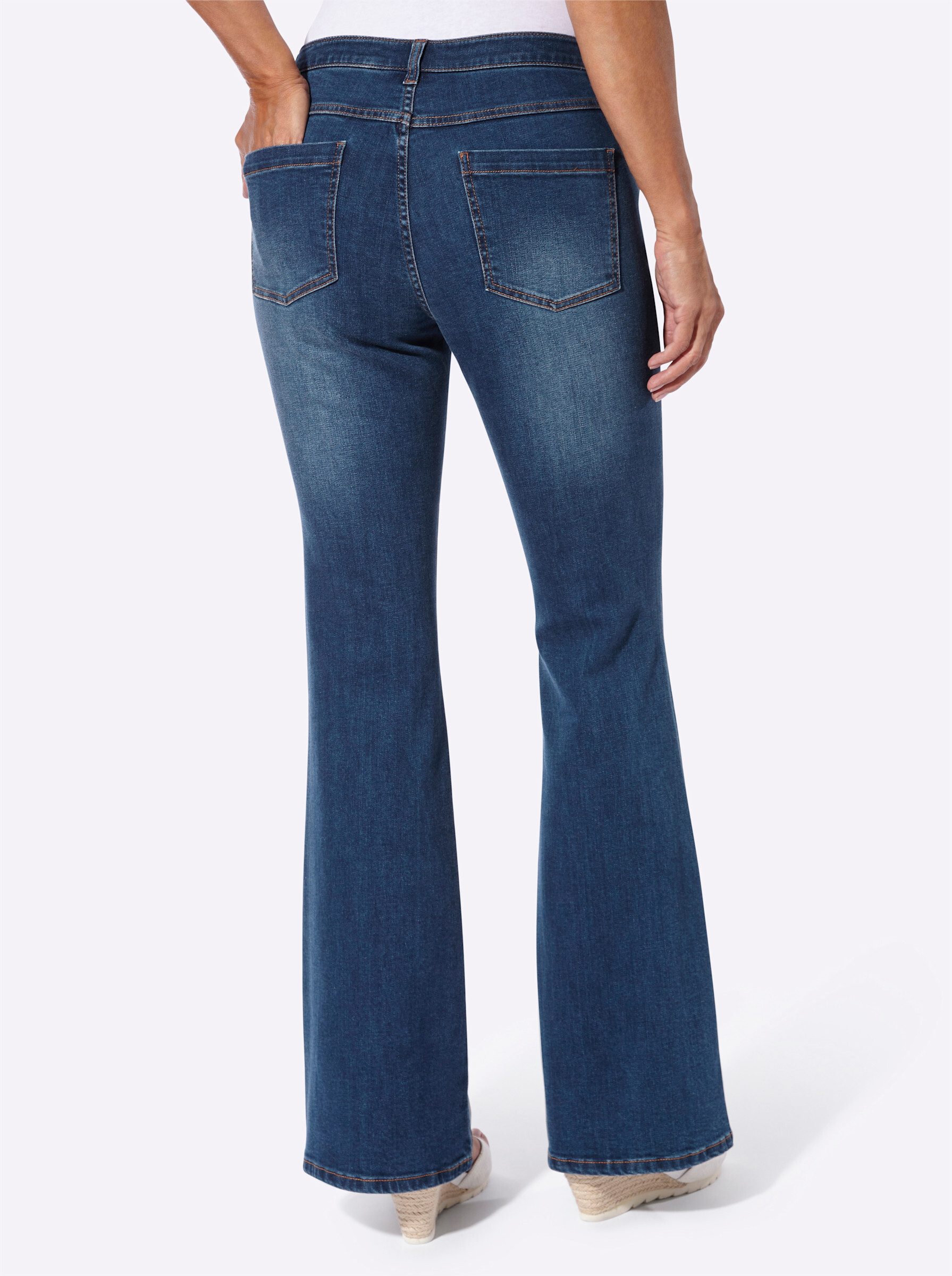 Witt Bequeme Jeans Jeans leicht vertieft