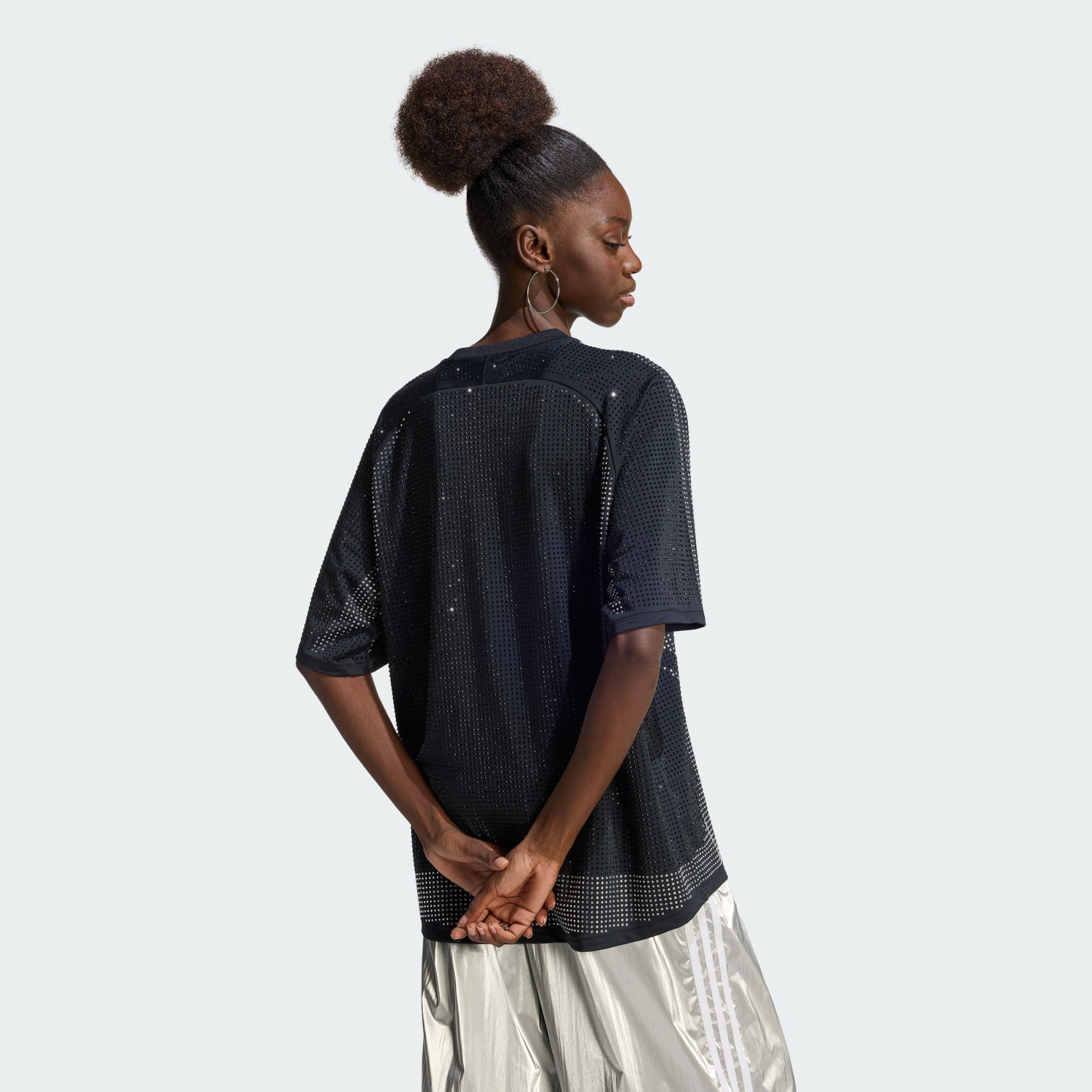 adidas Originals T-Shirt TEAMGEIST RHINESTONE T-SHIRT (1-tlg)