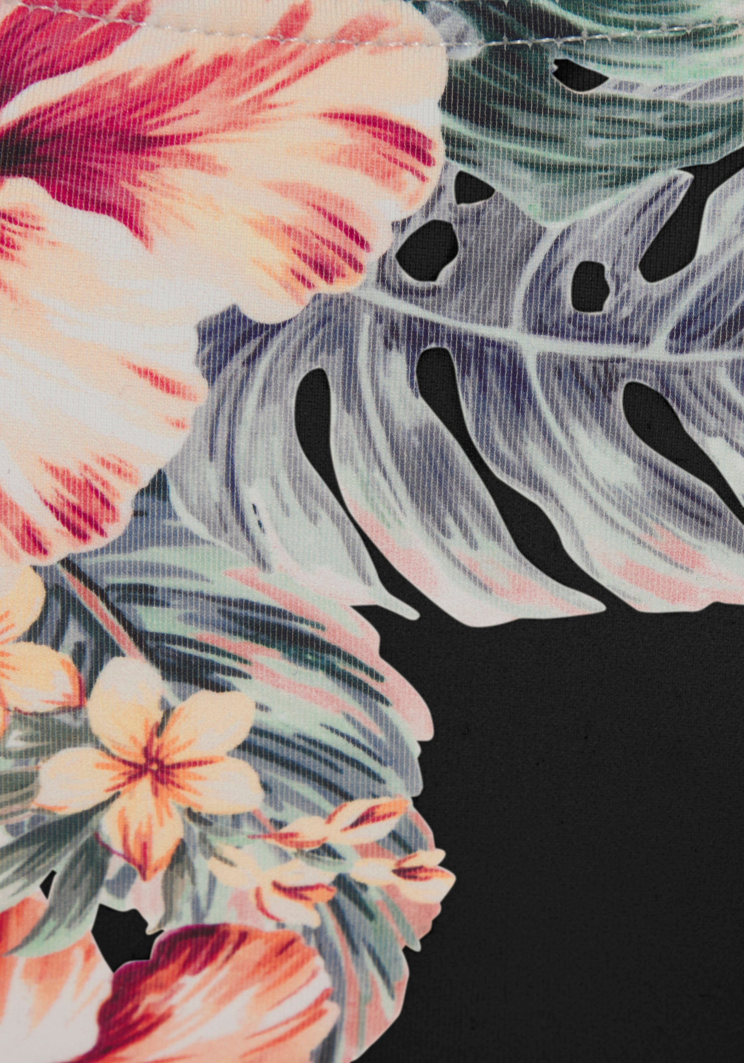 LASCANA Bustier-Bikini-Top Salsa, mit tollem Blumenprint