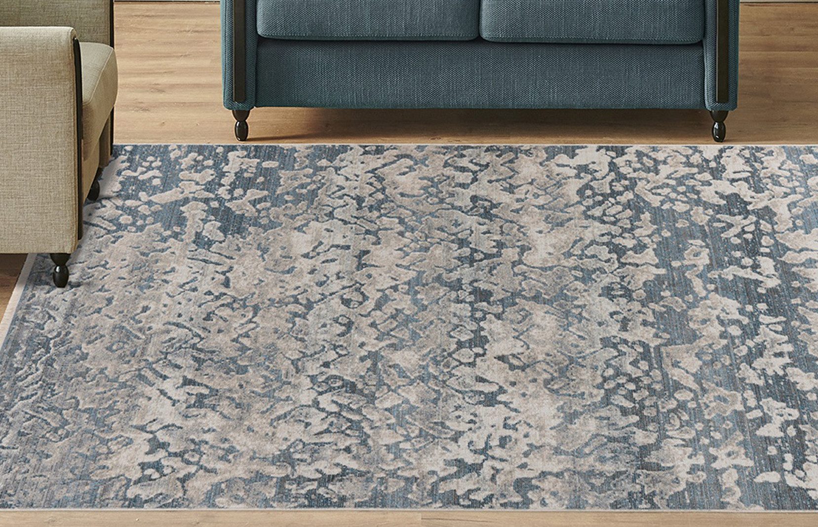 Kayoom Teppich Milan 325, rechteckig, Höhe: 5 mm, ca. 436.800 Points/qm, Kurzflorteppich, weiche Haptik, hochwertig