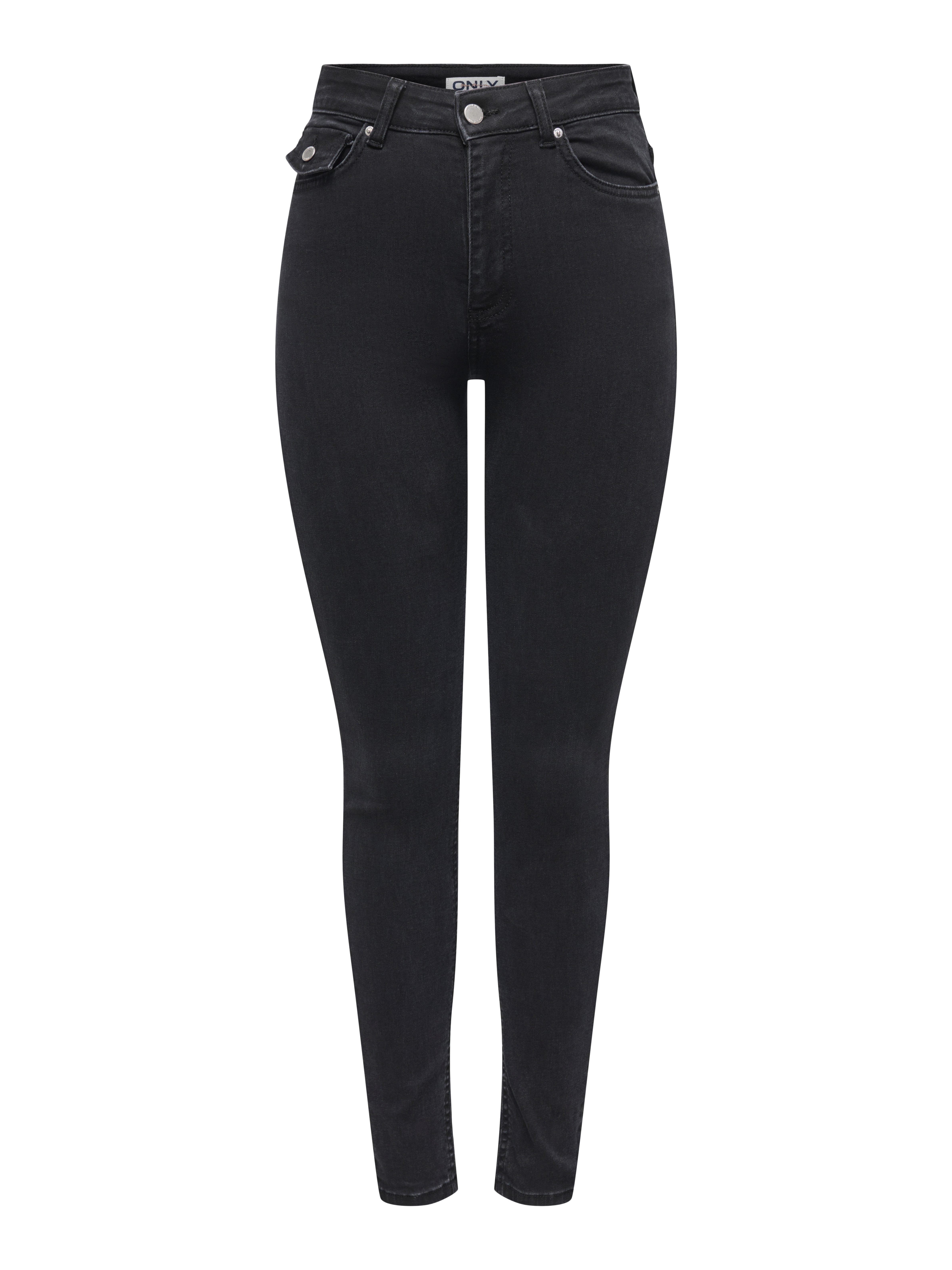 ONLY Skinny-fit-Jeans ONLLILO HW SKINNY ANK DNM AZG BF Baumwollmischung
