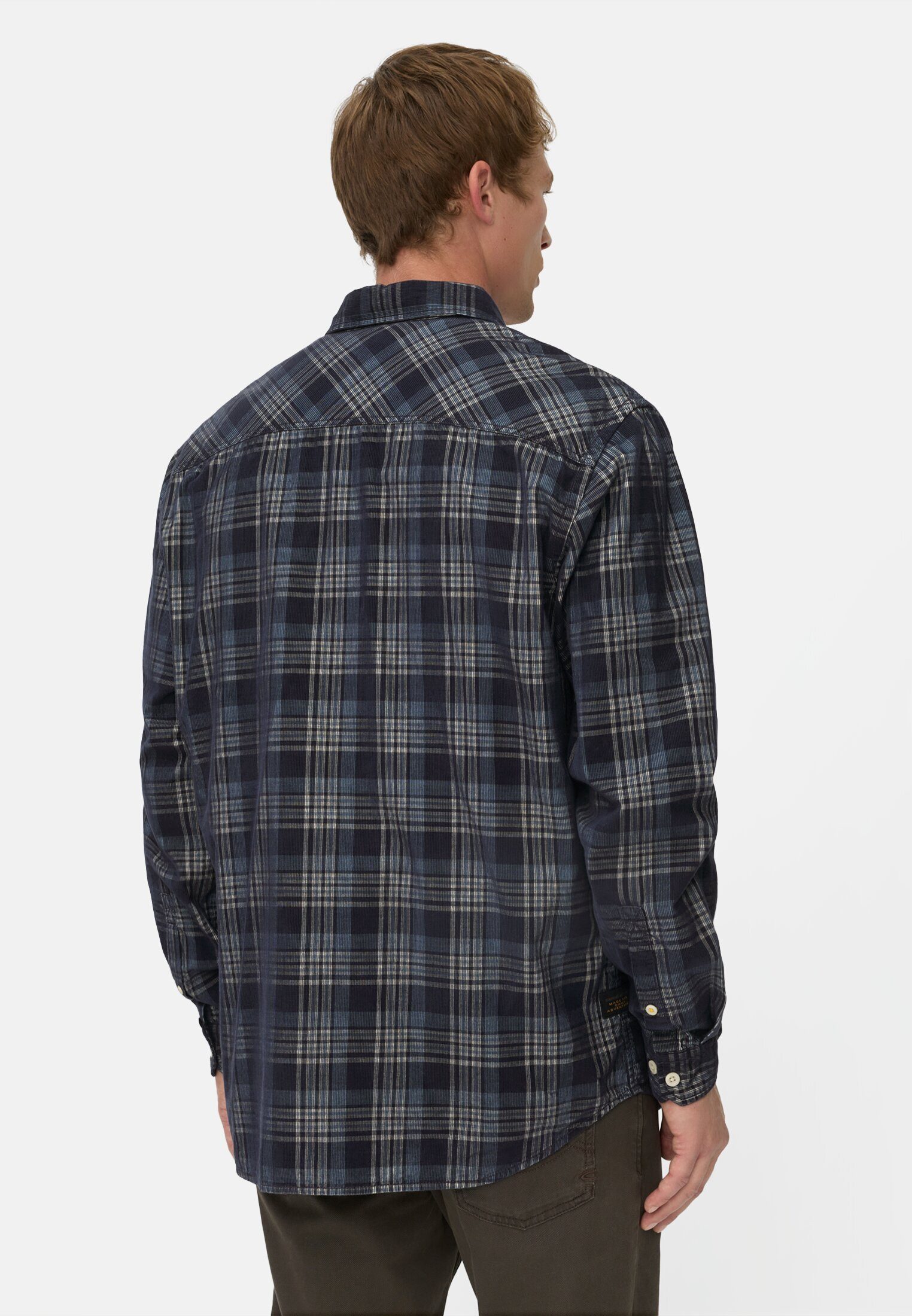 camel active Langarmhemd mit Brusttasche Langarm Button-Down Button-Down günstig online kaufen