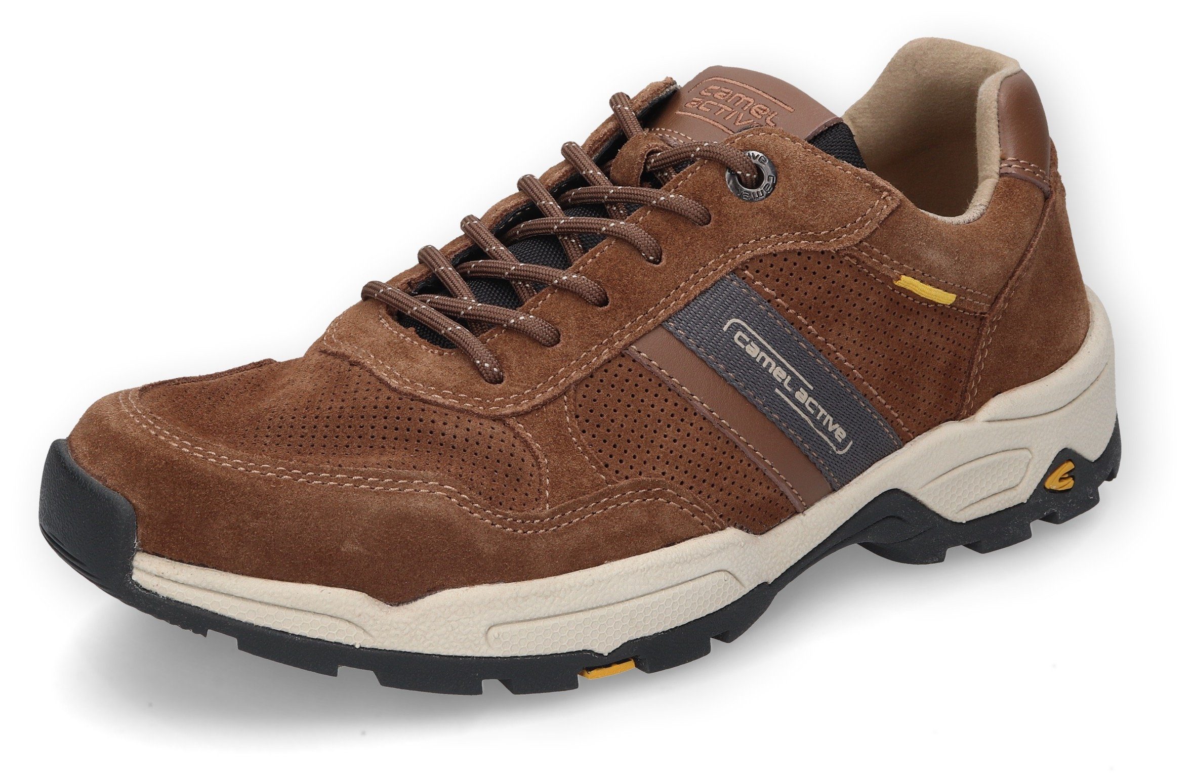 camel active Sneaker mit gepolsterter Innensohle, Freizeitschuh, Halbschuh, Schnürschuh