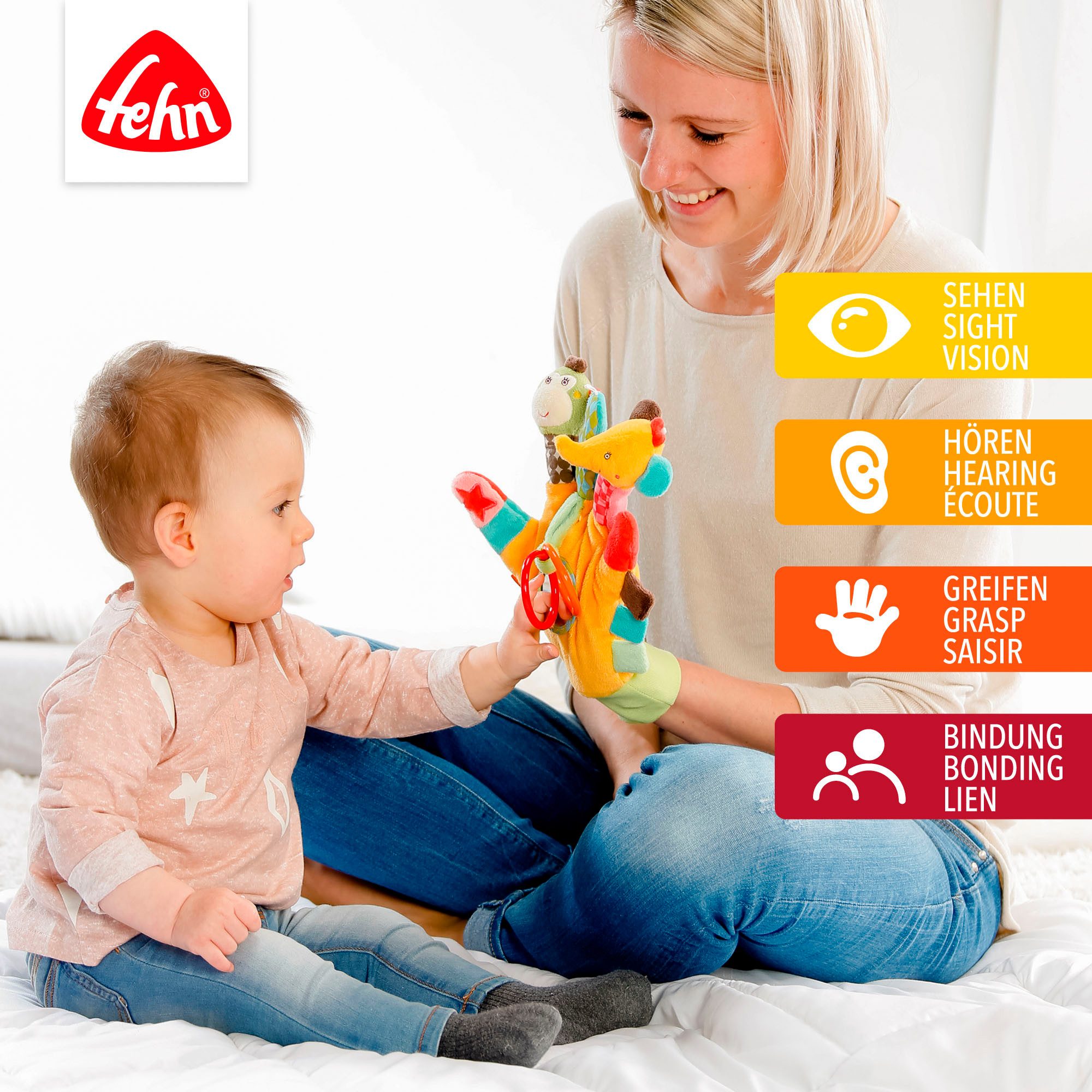 Fehn Fingerpuppe Classic Stars, Spielhandschuh Safari günstig online kaufen