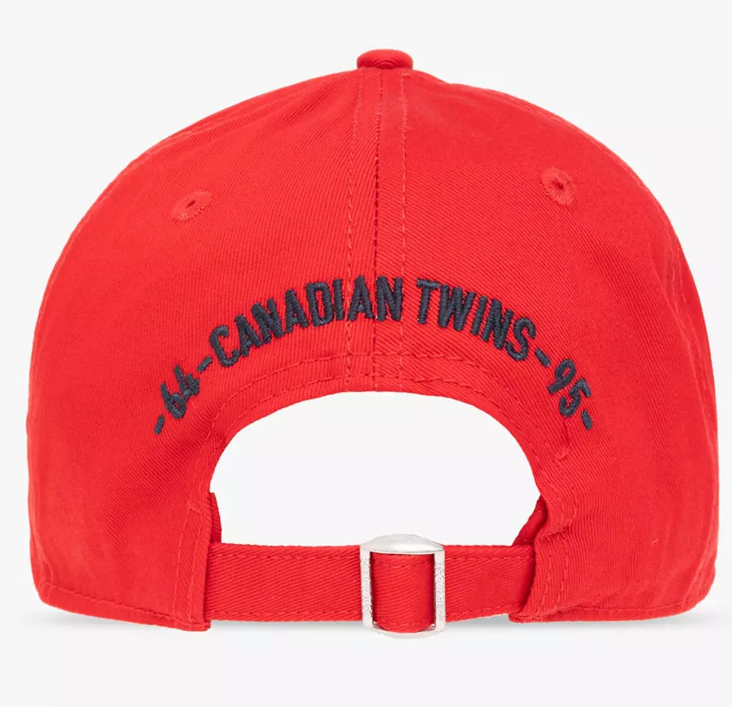 Dsquared2 Baseball Cap 64-CANADIAN TWINS-95 Baseballkappe Icon Kappe Verstellbarer Schnallenverschluss für eine individuelle Anpassung