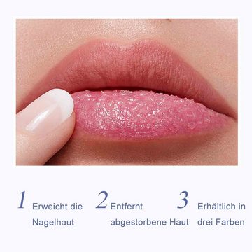 Scheiffy Lippenpeeling Lippenpeeling, Lippenmaske, Pflege-Lippenbalsam, Feuchtigkeitsspendend, 1-tlg., erweichen und peelen