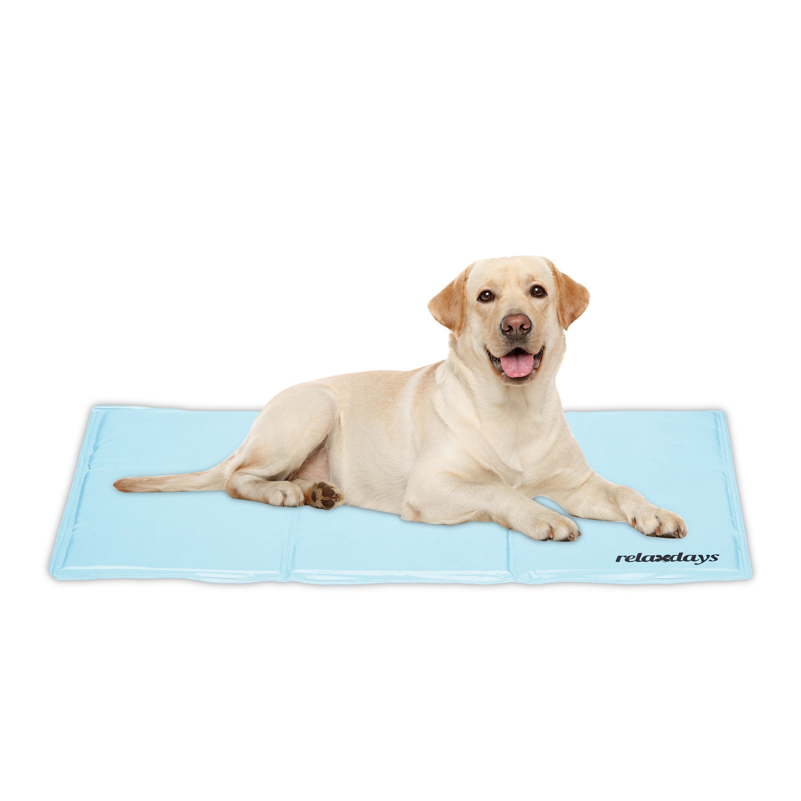 relaxdays Hundematte Hellblaue Kühlmatte für Hunde, günstig online kaufen