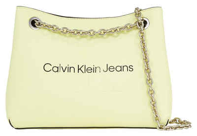 Calvin Klein Jeans Schultertasche SCULPTED SHOULDER BAG24 MONO, mit großflächigem Markenlogo vorne