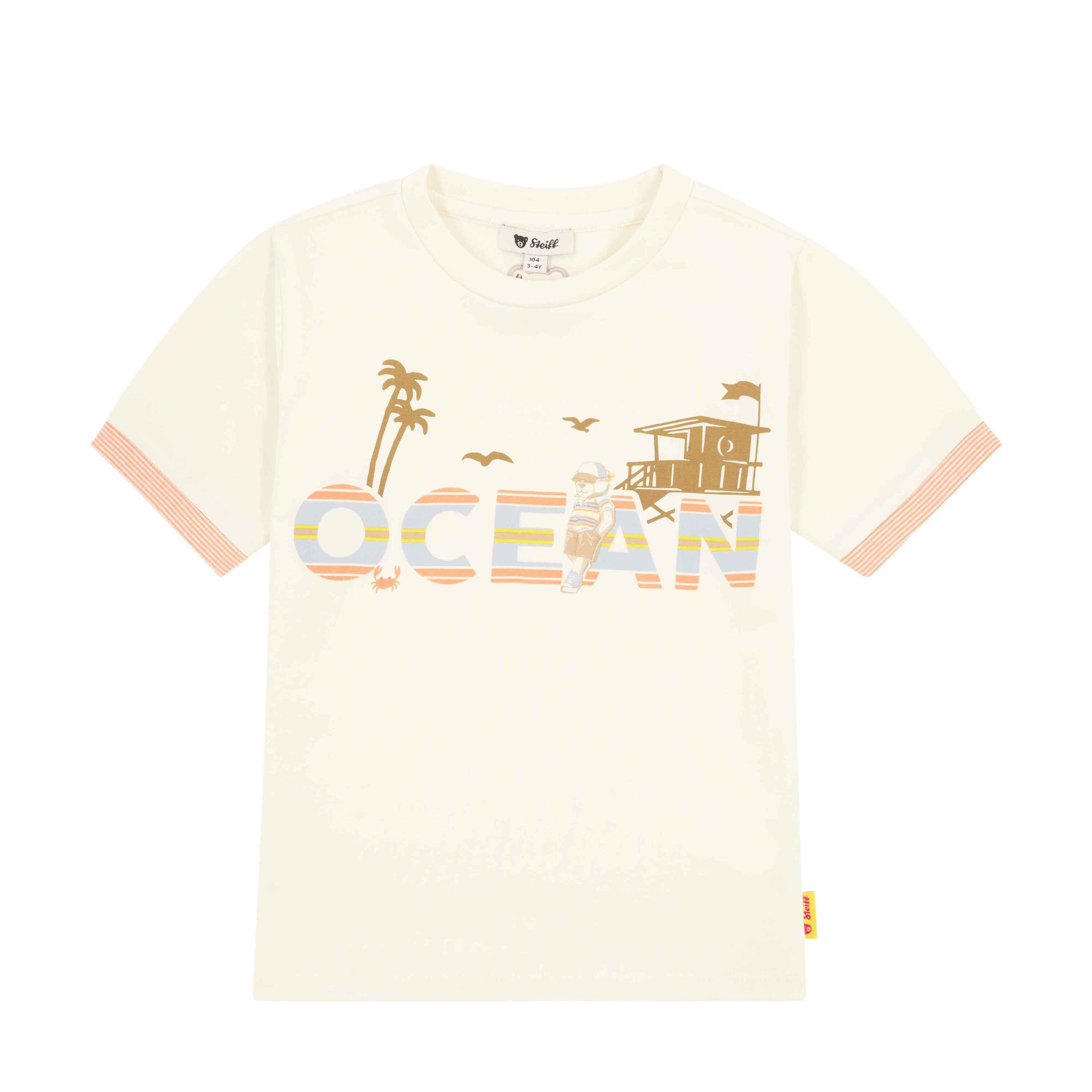 Steiff T-Shirt T-Shirt kurzarm Offshore Adventures