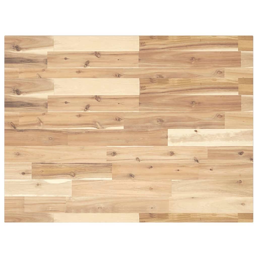 vidaXL Tischplatte 100 x 60 x 2 cm Tischplatte Rechteckig 100x60 cm Massivholz Akazie für
