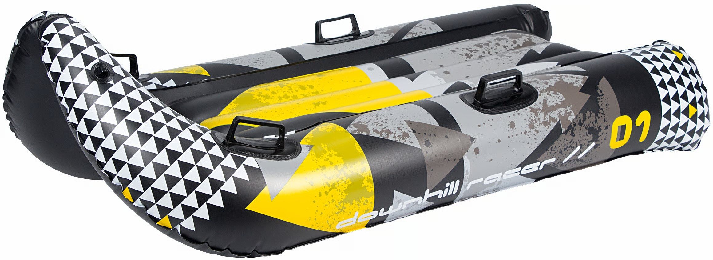 Schlitten RESTART Downhill Racer - Schlitten Bob aufblasbarer Schneereifen
