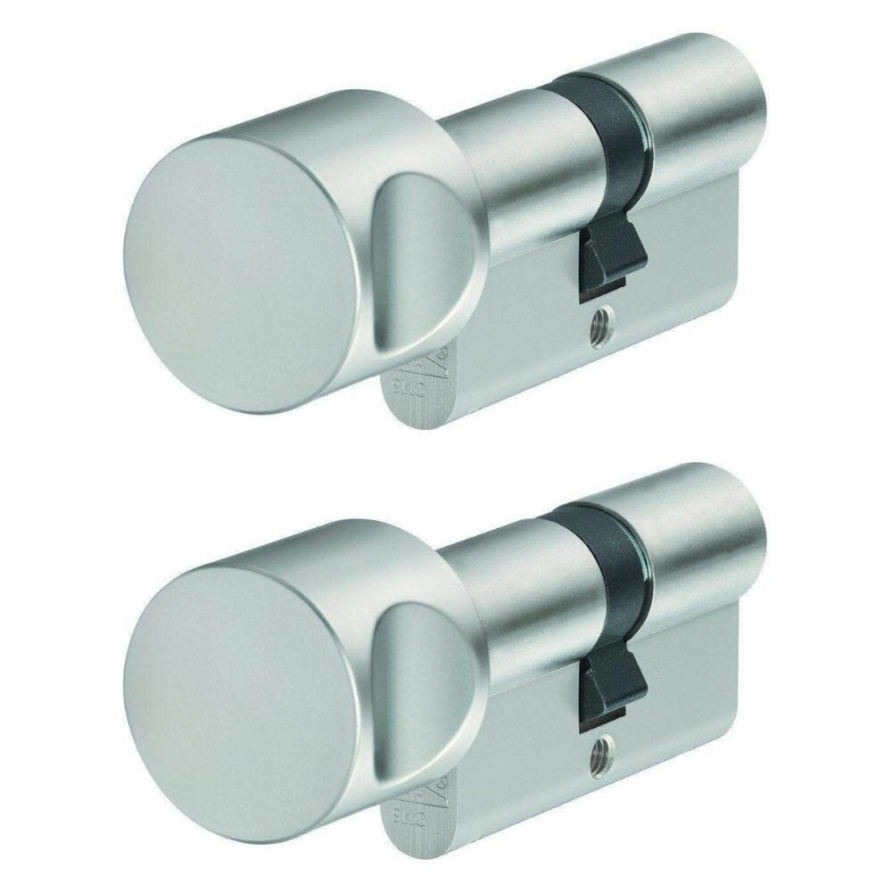 ABUS Fenster ABUS KE60NP PRO 45/30 Knaufzylinder 2er Pack, (Typ), Zylinderschloss ohne Schlüssel