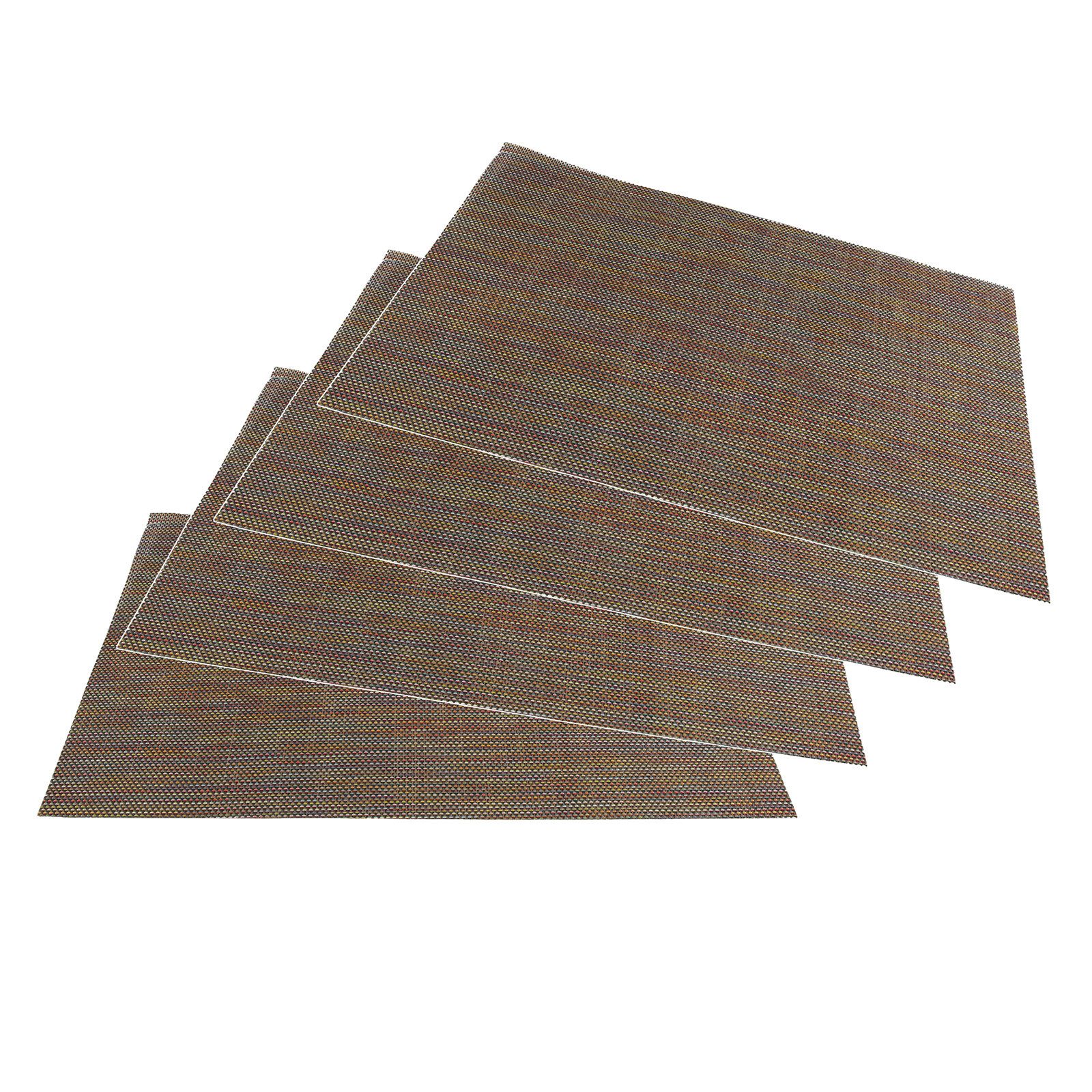 Neuetischkultur Platzset Platzdeckchen 4er Set Platzset, (Set, 4-St., 4 Platzdeckchen), Platzset Platzmatte Tischset