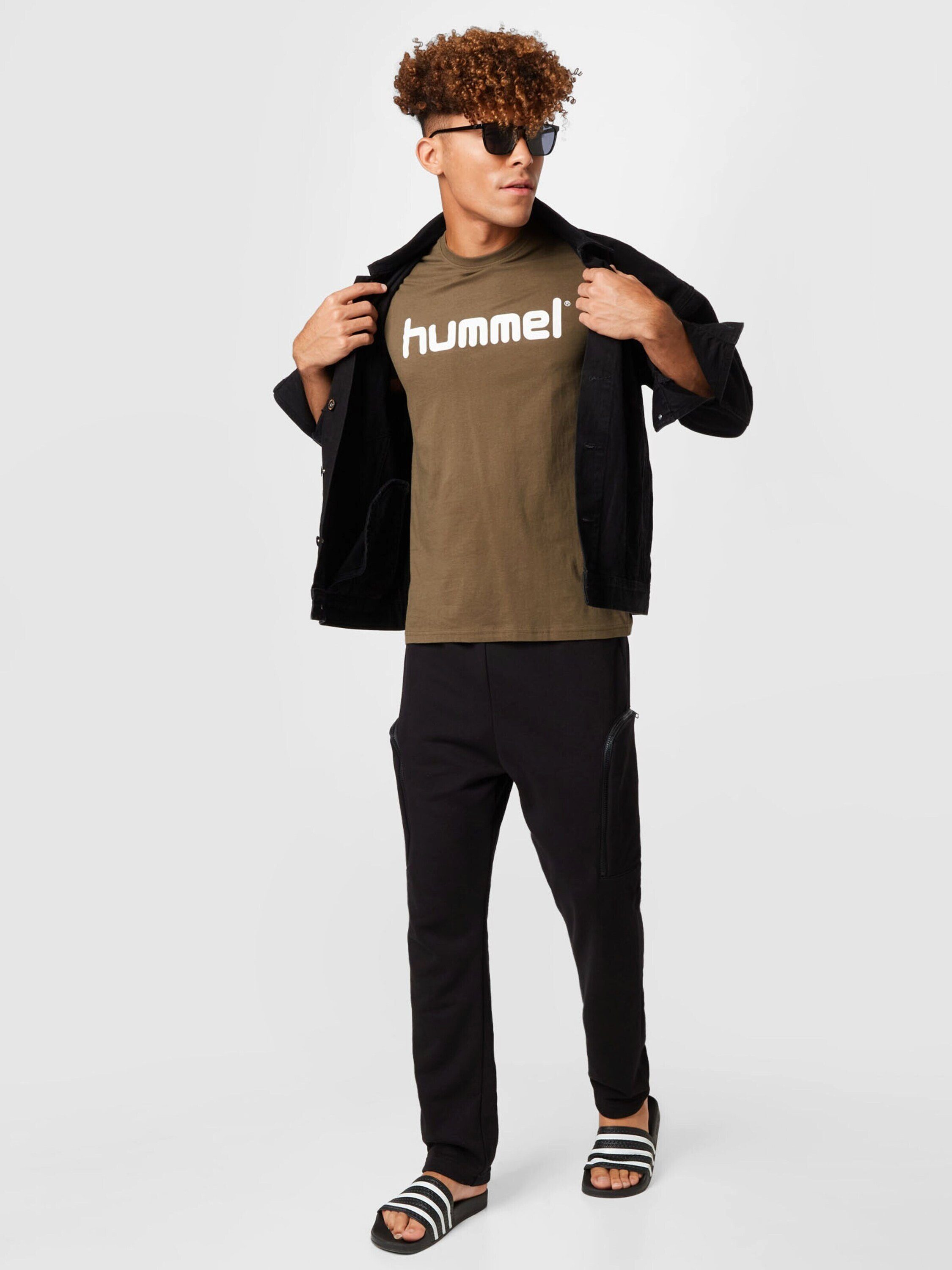 hummel (1-tlg) Grün T-Shirt
