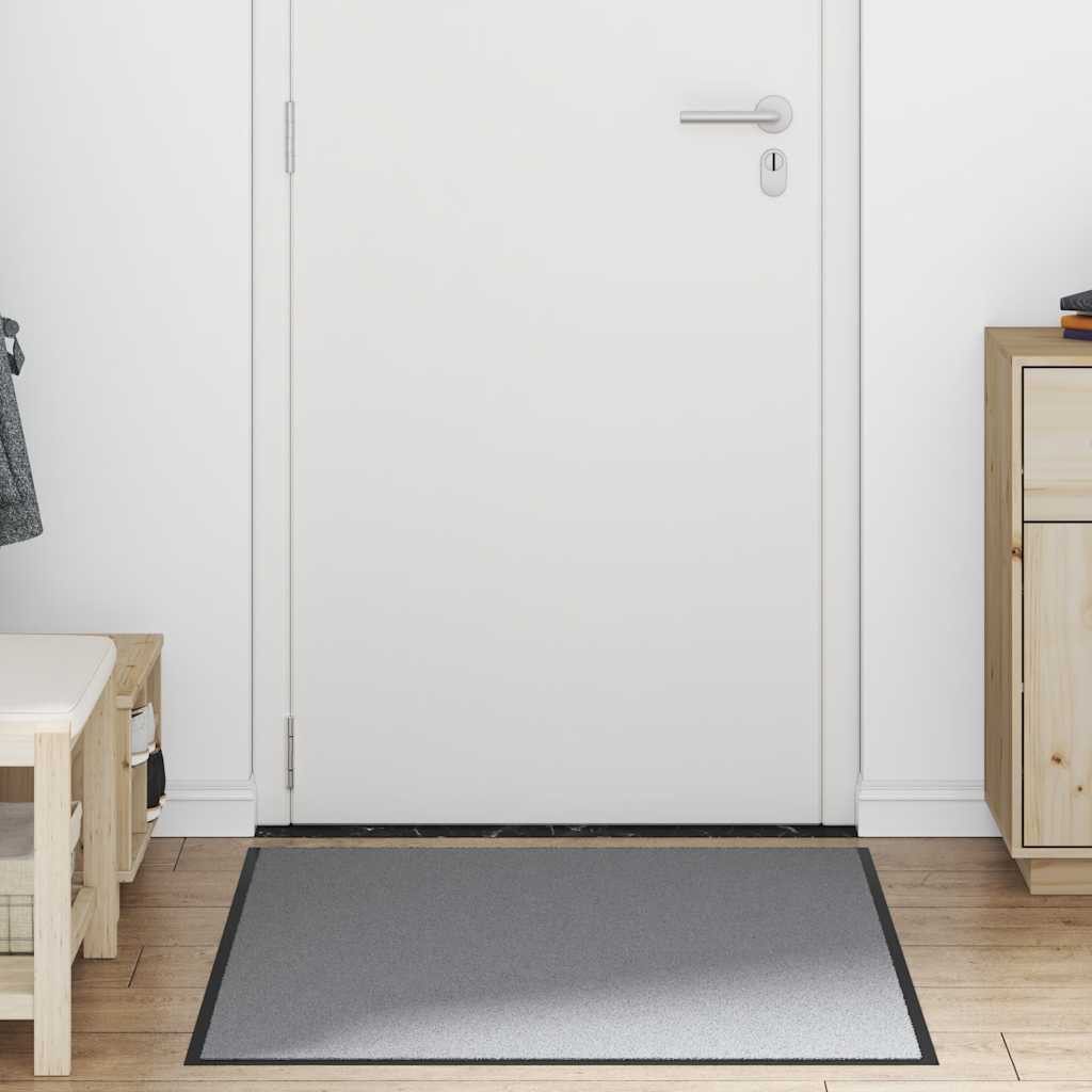vidaXL Fußmatte Fußmatte Grau 80x120 cm, günstig online kaufen