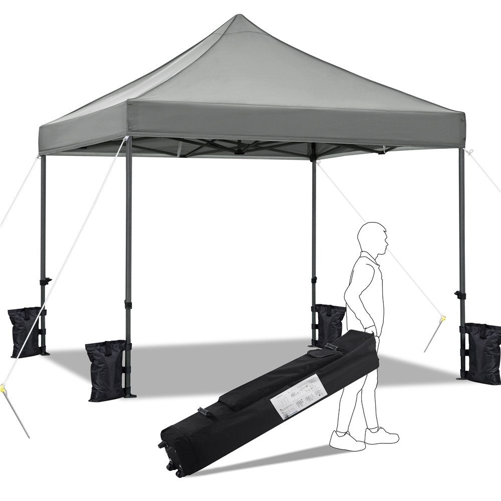 Yaheetech Faltpavillon 3x3m, Pavillon inkl. Tasche günstig online kaufen